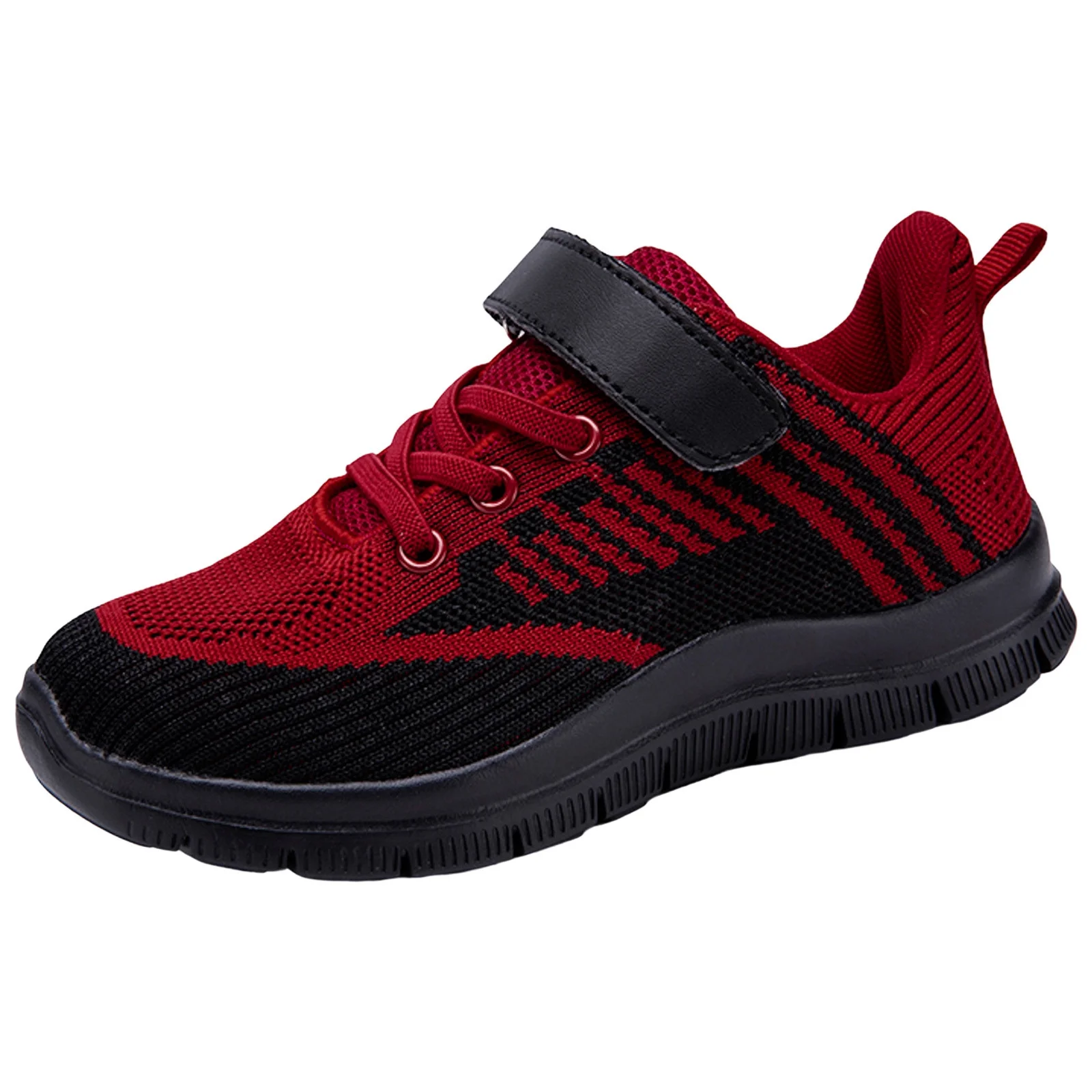 Sneakers for Boys Girls Fashion Autumn Children Girls Sports Shoes Flat Thick Bottom Lightweight Non Slip Kid Running Shoes(Red,12) - Image 18