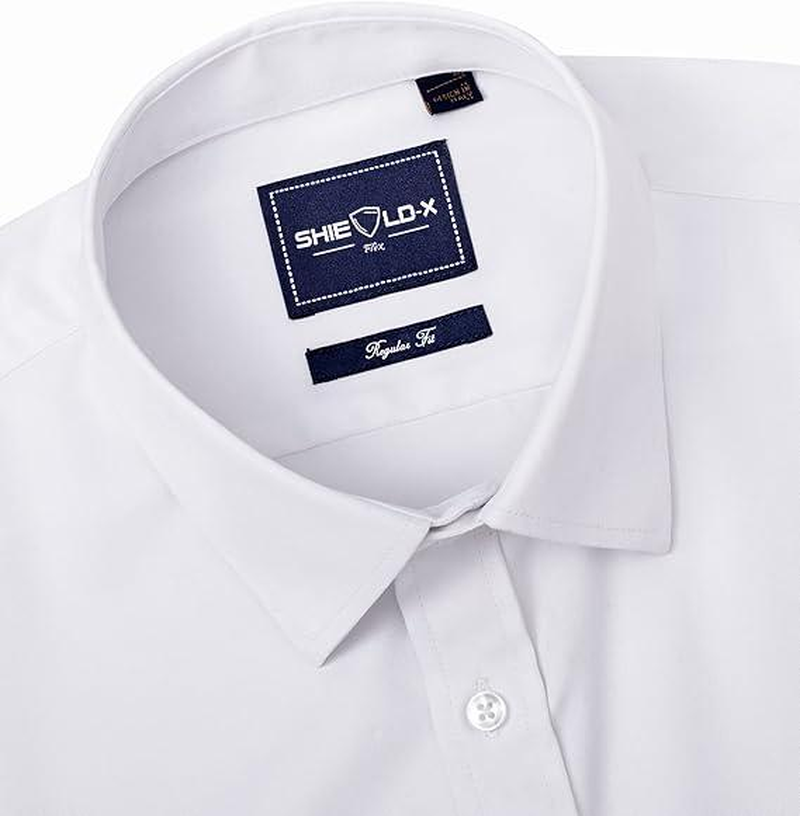 3-Pack Alimens & Gentle Stain Sheild Dress Shirts for Men Slim Fit Mens Dress Shirts Long Sleeve Button down Shirt Men Shirts Top Menswear - Image 9