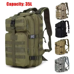 35L 1000D Nylon Outdoor Backpack Trekking Sport Travel Rucksacks Camping Hiking Fishing Bags Hunting Tactical Bicycle Backpack