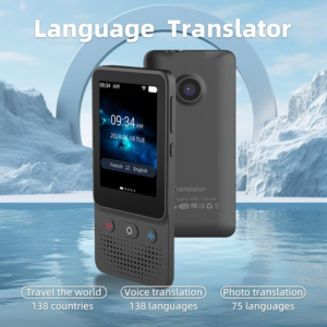 Alternative view of Al Language Translator Device | No Additional Charges | Translation Does Not Require a Signal Source | Translate 138 Languages with Wifi | Translation Multi-Language Touchscreen Translator
