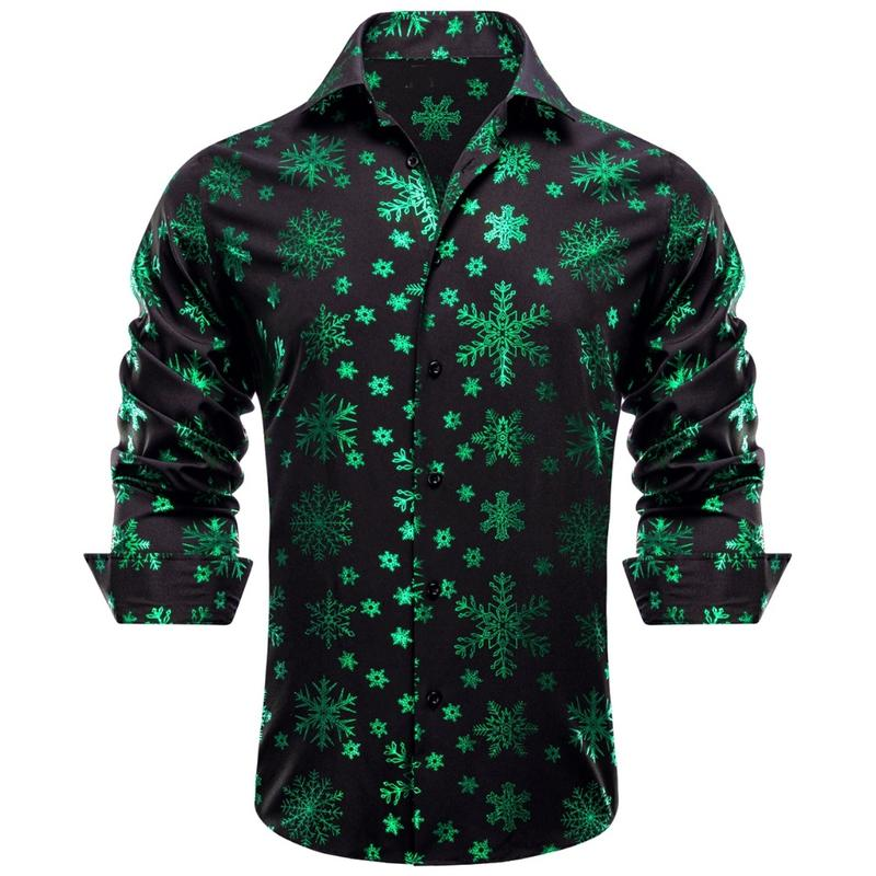 AILISUS plus Size Men'S Paisley Floral Dark Red Long Sleeve Dress Shirt Luxury Formal Casual Breathable Winkle Free Jacquard Button down Shirts Men Shirts for Wedding Party Form - Image 11