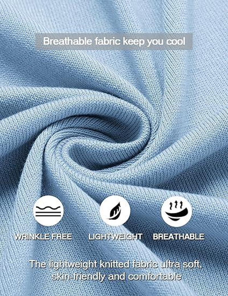 Men'S Knit Button down Shirt Vintage Short Sleeve Polo Shirts - Image 21