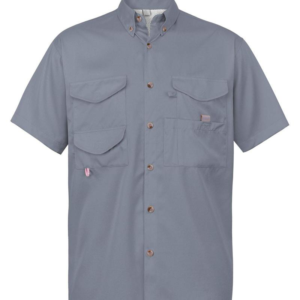 Mens Short Sleeve Fishing Shirt Wicking Fabric Mock Neck Casual Button down T Shirts