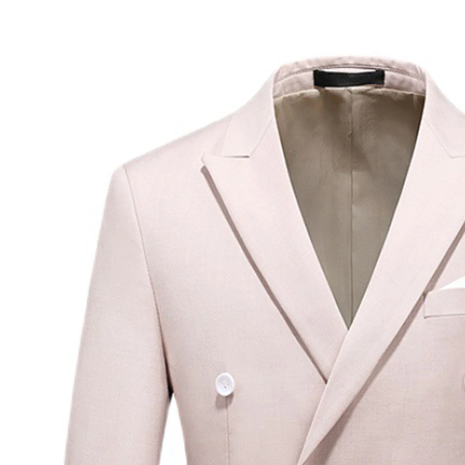 Mens 2 Piece Double Breasted Suit Slim Fit Tuxedo Blazer and Pants plus Size Classic Formal Dinner Suits for Wedding Prom Homecoming - Image 21