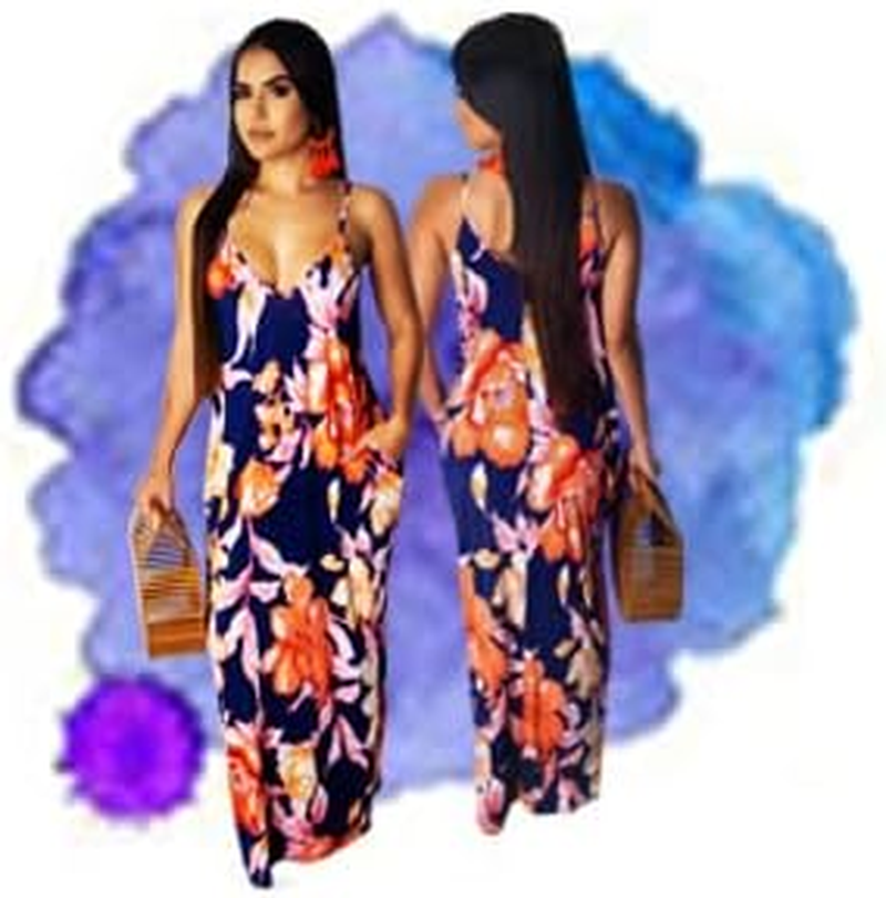 Women'S Summer Sleeve A-Line Cold Shoulder Loose Sundress Maxi Dress - Image 7