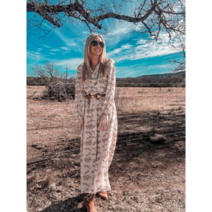 The Devers Rodeo Cowboy Dress (Tan)